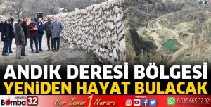 Andık Deresi bölgesi yeniden hayat bulacak