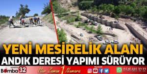 Andık Deresi yapımı sürüyor
