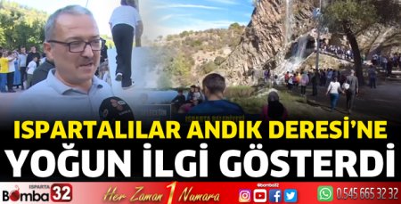 Andık Deresi'ne yoğun ilgi
