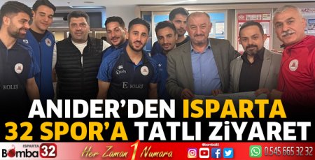 ANIDER’den Isparta 32 Spor’a ziyaret