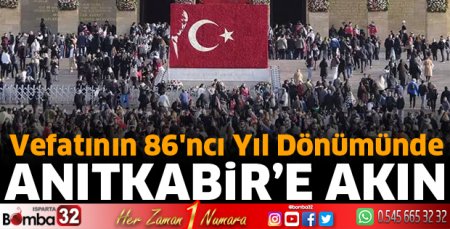 Anıtkabir'e ziyaretçi akını