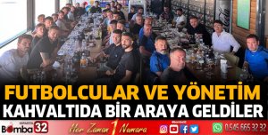 Ankaraspor maçı öncesi kahvaltıda buluştular