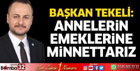 Annelerin emeklerine minnettarız