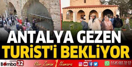Antalya gezen turist'i bekliyor