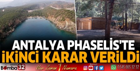 Antalya Phaselis'te ikinci karar