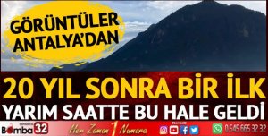 Antalyada 20 yıl sonra bir ilk 