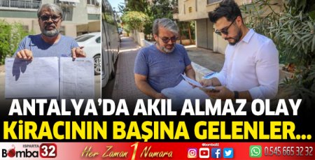 Antalya'da akıl almaz olay!