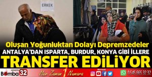 Antalya'da depremzedeler çevre illere transfer ediliyor