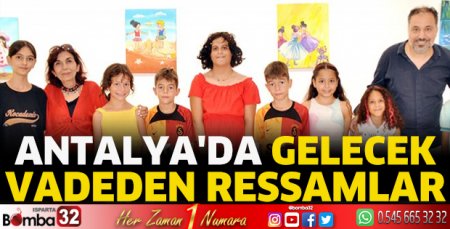 Antalya'da gelecek vadeden ressamlar