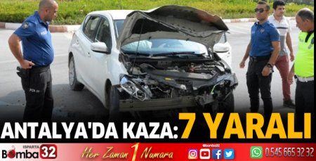 Antalya'da kaza: 7 yaralı