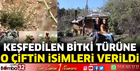 Antalya'da keşfedilen bitki türüne o çiftin isimleri verildi