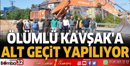 Antalya'da Ölümlü Kavşak'a alt geçit