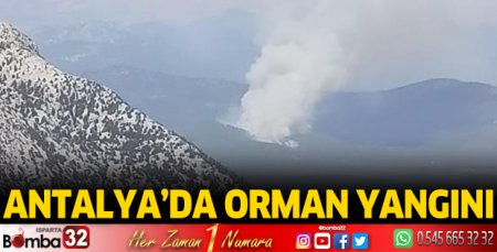 Antalya'da orman yangını