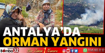 Antalya'da orman yangını