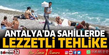 Antalya'da sahillerde 'lezzetli' tehlike
