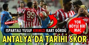 ANTALYA'DA TARİHİ SKORLA ŞOK YENİLGİ!