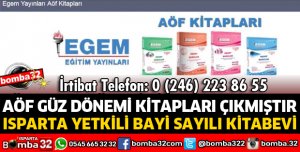AÖF GÜZ DÖNEMİ KİTAPLARINI SAYILI KIRTASİYEDEN ALABİLİRSİNİZ