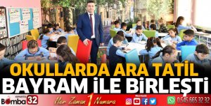 Ara tatil bayram ile birleşti