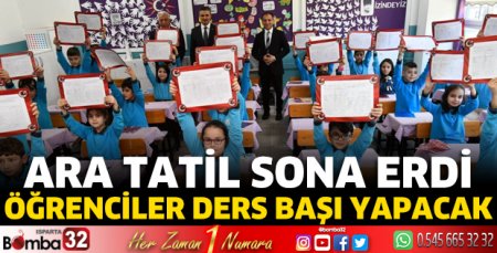 Ara tatil bitti