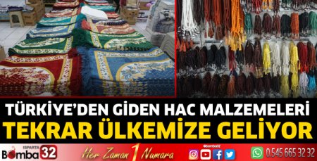 Arabistan’a çoğu hac ürünü Türkiye’den gidiyor