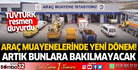 Araç muayenelerinde yeni dönem 