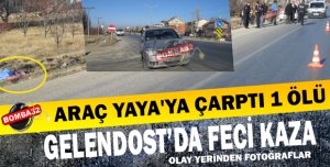 ARAÇ YAYA'YA ÇARPTI 1 ÖLÜ