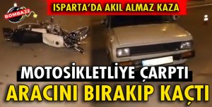 ARACINI BIRAKIP KAÇTI!