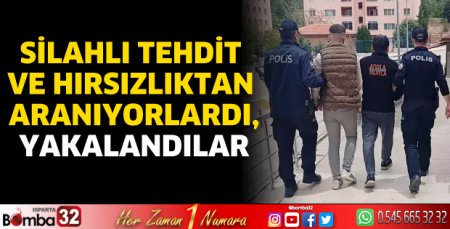 Aranan 2 kişi yakalandı
