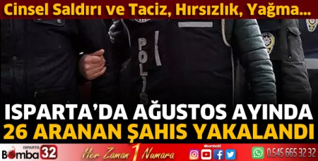 Aranan 26 şahıs yakalandı