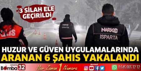 Aranan 6 şahıs yakalandı