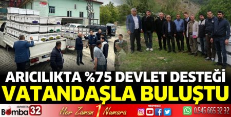 Arıcılıkta %75 devlet desteği vatandaşla buluştu