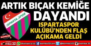 ARTIK BIÇAK KEMİĞE DAYANDI