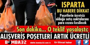 ARTIK YASALAŞTI ALIŞVERİŞ POŞETLERİ ÜCRETLİ OLACAK