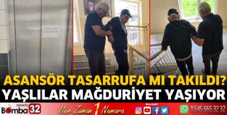 Asansörler tasarrufa mı takıldı?