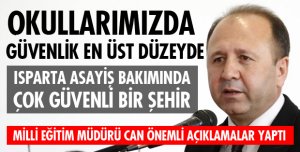 ASAYİŞ BAKIMINDAN ÇOK GÜVENLİ BİR ŞEHİR