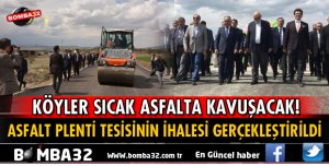 ASFALT PLENTİ TESİSİNİN İHALESİ GERÇEKLEŞTİRİLDİ