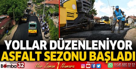 Asfalt sezonu başladı