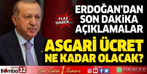 Asgari ücret ne kadar olacak? Erdoğan'dan son dakika açıklaması