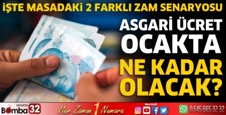 Asgari ücret ocakta ne kadar olacak?