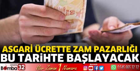 Asgari ücrette zam pazarlığının başlayacağı tarih belli oldu