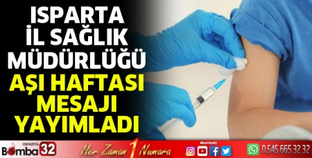 Aşı Haftası mesajı