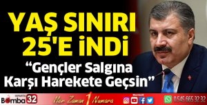Aşı randevularında yaş sınırı 25