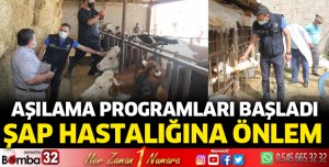 Aşılama başladı
