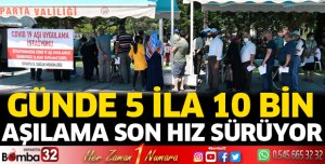 Aşılama son hız sürüyor