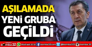 Aşılamada yeni gruba geçildi