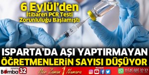 Aşısını yaptırmayan öğretmenlerin sayısı düşüyor