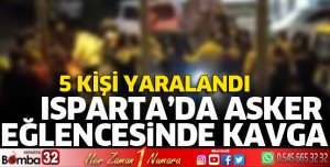 Asker eğlencesinde kavga 5 yaralı