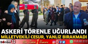 Askeri törenle Isparta'ya uğurlandı