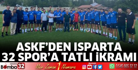 ASKF’den Isparta 32 Spor’a tatlı ikramı