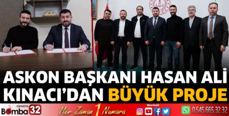 ASKON Başkanı Kınacı'dan büyük proje
